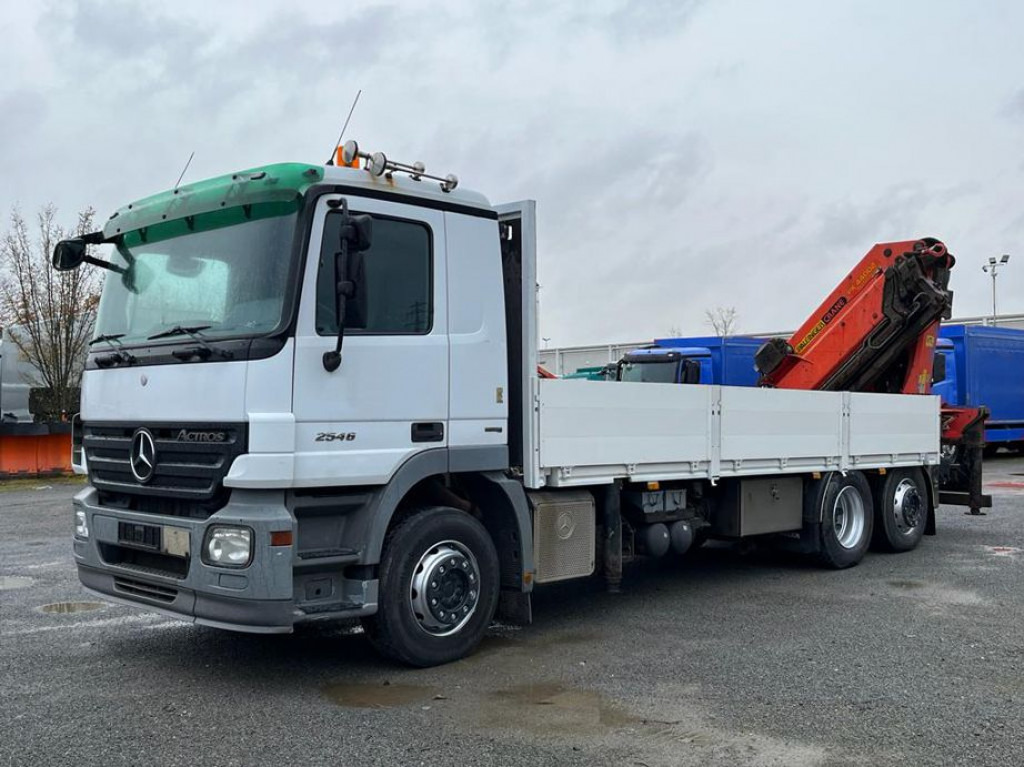 Valníkový/ Plošinový nákladný automobil, Auto s hydraulickou rukou MERCEDES-BENZ Actros 2546 L 6x2  Pritsche Heckkran Palfinger PK 44.002+Winde: obrázok 8 Valníkový/ Plošinový nákladný automobil, Auto s hydraulickou rukou MERCEDES-BENZ Actros 2546 L 6x2  Pritsche Heckkran Palfinger PK 44.002+Winde: obrázok 8