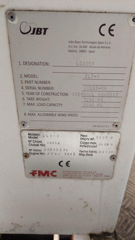 CLT-8 Speedloader FMC - Nakladač kontajnerov/ Paliet: obrázok 2 CLT-8 Speedloader FMC - Nakladač kontajnerov/ Paliet: obrázok 2