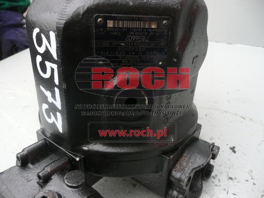 BRUENINGHAUS HYDROMATIK A10VO45DFR1/31R-PSC62N0015052041-000964462 - Hydraulické čerpadlo pre Stavebné stroje: obrázok 2 BRUENINGHAUS HYDROMATIK A10VO45DFR1/31R-PSC62N0015052041-000964462 - Hydraulické čerpadlo pre Stavebné stroje: obrázok 2