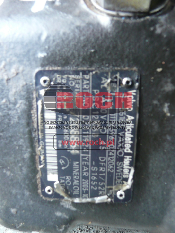 VOLVO AL A10VO45DRF1/52R-PSC12K68-S1652 111-6596/ 02412062 02411924 + A10VO28ED72/52R-PSC12NOOT 02412350 11116596/ 02412062 - Hydraulické čerpadlo: obrázok 1 VOLVO AL A10VO45DRF1/52R-PSC12K68-S1652 111-6596/ 02412062 02411924 + A10VO28ED72/52R-PSC12NOOT 02412350 11116596/ 02412062 - Hydraulické čerpadlo: obrázok 1
