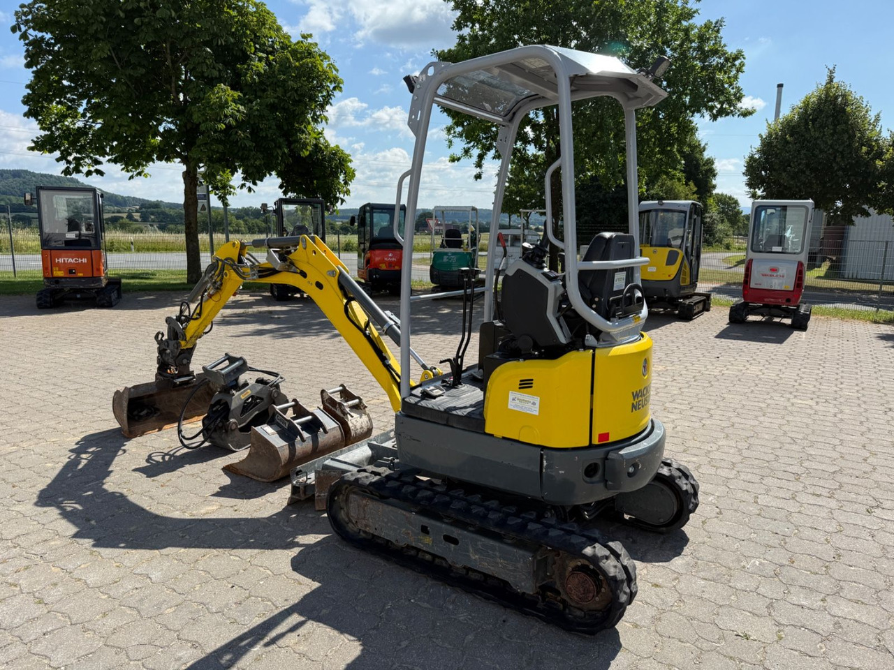 Wacker EZ 17, Bj 21, 820 BH, Tilt, hydr. SW, 3 Löffel - Mini rýpadlo: obrázok 2 Wacker EZ 17, Bj 21, 820 BH, Tilt, hydr. SW, 3 Löffel - Mini rýpadlo: obrázok 2
