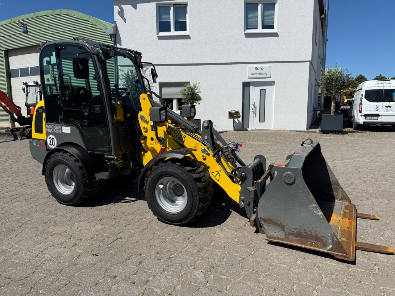 Wacker WL 25, Bj 23, 210 BH, Breitreifen Schaufel Gabel - Kolesový nakladač: obrázok 3 Wacker WL 25, Bj 23, 210 BH, Breitreifen Schaufel Gabel - Kolesový nakladač: obrázok 3