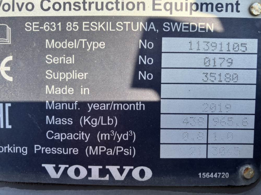 Volvo Klappschaufel mit Messer TPZ - Lyžica: obrázok 5 Volvo Klappschaufel mit Messer TPZ - Lyžica: obrázok 5