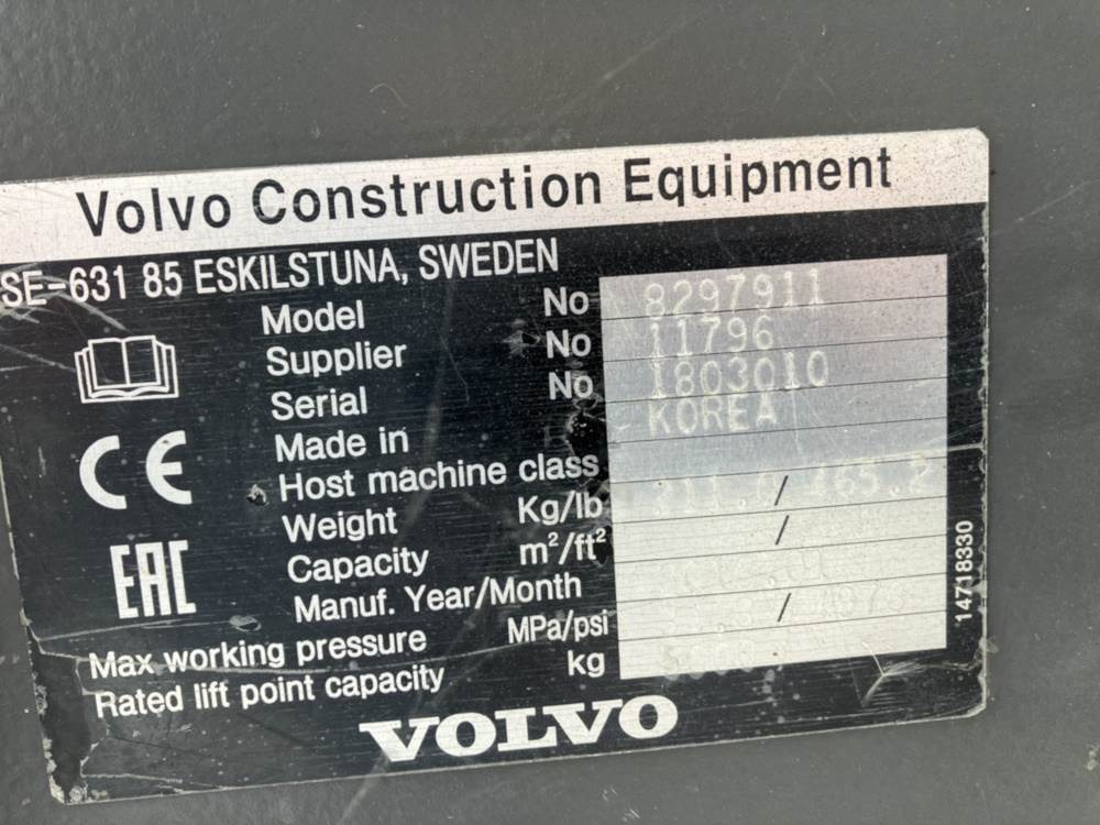 Volvo Schnellwechsler S1 - Rýchloupínacia zariadenia: obrázok 3 Volvo Schnellwechsler S1 - Rýchloupínacia zariadenia: obrázok 3