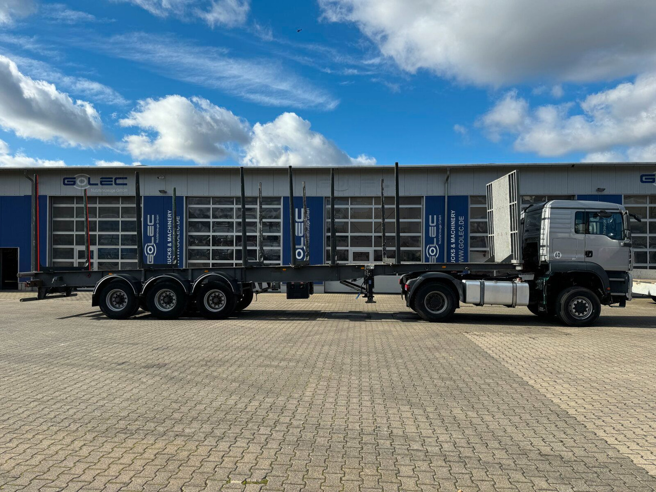 BLUMHARDT SAL.40.24 Holztransporter 3 Achse - Klanicový náves: obrázok 2 BLUMHARDT SAL.40.24 Holztransporter 3 Achse - Klanicový náves: obrázok 2
