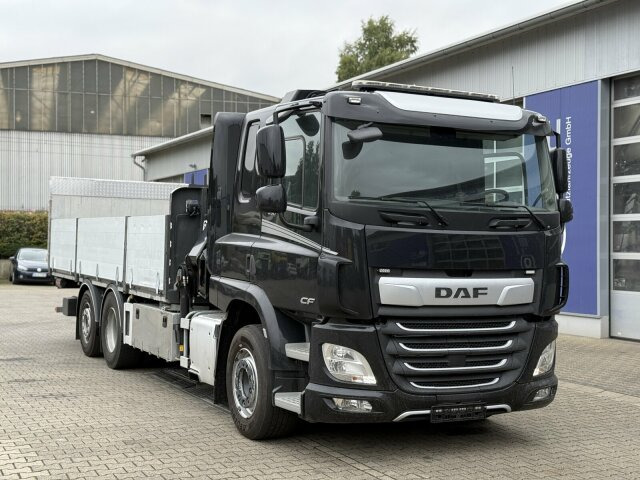 DAF CF 450 FAN 6x2 Pritsche mit Kran HIAB 188 E-6 - Auto s hydraulickou rukou: obrázok 1 DAF CF 450 FAN 6x2 Pritsche mit Kran HIAB 188 E-6 - Auto s hydraulickou rukou: obrázok 1