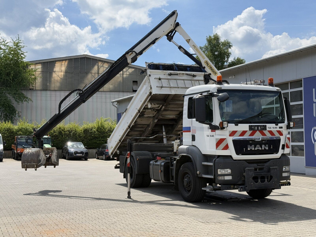 MAN TGS 18.480 4x4H Winter. Kipper Kran PALFINGER 12 - Auto s hydraulickou rukou: obrázok 2 MAN TGS 18.480 4x4H Winter. Kipper Kran PALFINGER 12 - Auto s hydraulickou rukou: obrázok 2