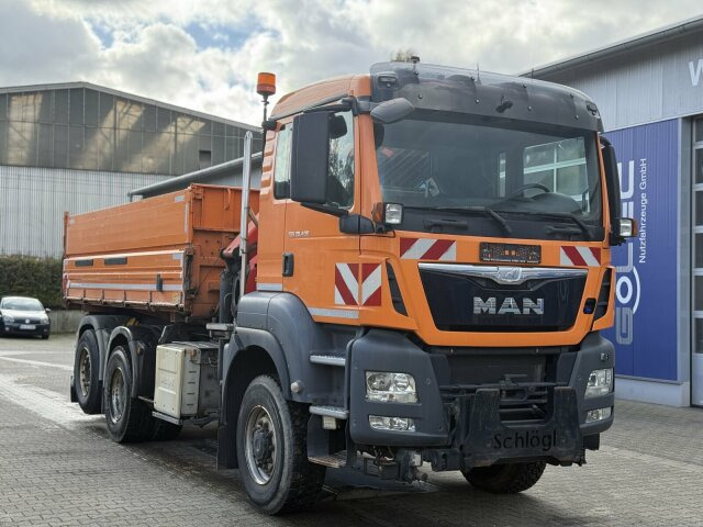 MAN TGS 28.400 6x4-4 Kipper Kran Palfinger PK9002 - Sklápač, Auto s hydraulickou rukou: obrázok 1 MAN TGS 28.400 6x4-4 Kipper Kran Palfinger PK9002 - Sklápač, Auto s hydraulickou rukou: obrázok 1