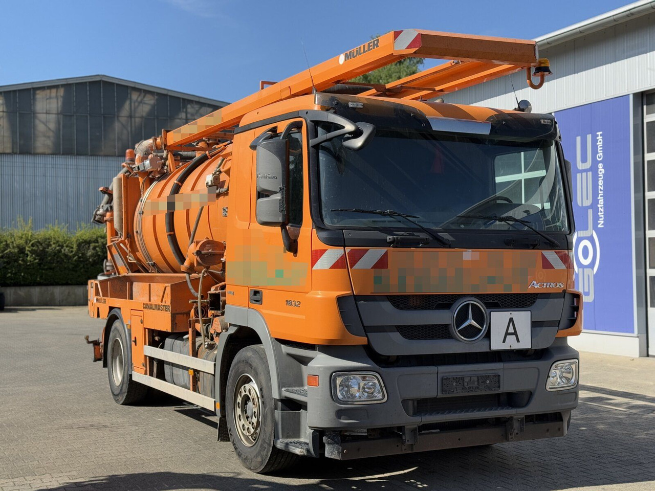 Mercedes-Benz ACTROS 1832 L Kanalreiniger MÜLLER 10.000 L - Fekálne vozidlo: obrázok 1 Mercedes-Benz ACTROS 1832 L Kanalreiniger MÜLLER 10.000 L - Fekálne vozidlo: obrázok 1