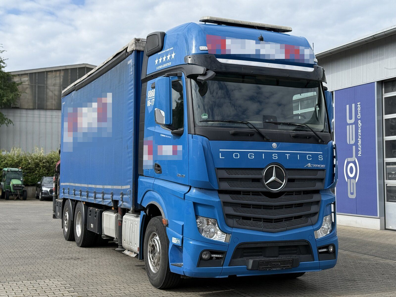 Mercedes-Benz Actros 6x2 Pritsche Kran Palfinger PK34002 + JIB - Auto s hydraulickou rukou: obrázok 1 Mercedes-Benz Actros 6x2 Pritsche Kran Palfinger PK34002 + JIB - Auto s hydraulickou rukou: obrázok 1