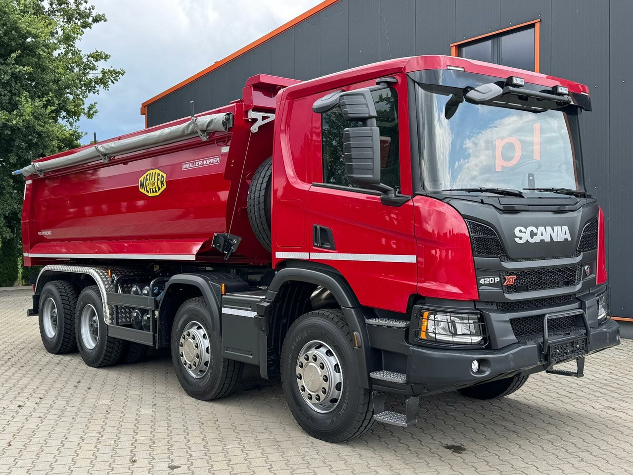 Scania P 420 8x4 Kipper Meiller Euro 6 - Ramenový nosič kontajnerov: obrázok 1 Scania P 420 8x4 Kipper Meiller Euro 6 - Ramenový nosič kontajnerov: obrázok 1