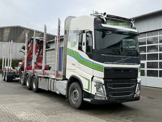 Volvo FH 510 8x4 Holztransporter Kran PENZ + Anhänger - Nákladné vozidlo na prepravu dreva, Auto s hydraulickou rukou: obrázok 1 Volvo FH 510 8x4 Holztransporter Kran PENZ + Anhänger - Nákladné vozidlo na prepravu dreva, Auto s hydraulickou rukou: obrázok 1