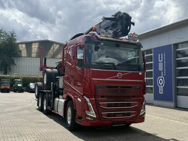 Volvo FH 540 6x4 Langholztransporter Kran + Anhänger - Nákladné vozidlo na prepravu dreva, Auto s hydraulickou rukou: obrázok 1 Volvo FH 540 6x4 Langholztransporter Kran + Anhänger - Nákladné vozidlo na prepravu dreva, Auto s hydraulickou rukou: obrázok 1