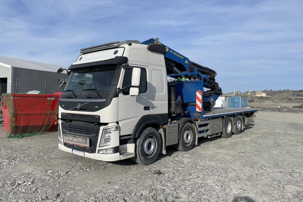 Volvo FM 460 8x2 EURO6 Pritsche Kran PALFINGER PK65002 - Valníkový/ Plošinový nákladný automobil, Auto s hydraulickou rukou: obrázok 1 Volvo FM 460 8x2 EURO6 Pritsche Kran PALFINGER PK65002 - Valníkový/ Plošinový nákladný automobil, Auto s hydraulickou rukou: obrázok 1