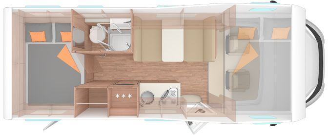 Weinsberg CaraHome 650 DG Viel Ausstattung. - Alkovna: obrázok 2 Weinsberg CaraHome 650 DG Viel Ausstattung. - Alkovna: obrázok 2