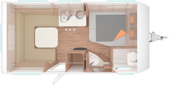 Weinsberg CaraOne 450 FU Elektrische Fußbodenerwärmung - Obytný príves: obrázok 2 Weinsberg CaraOne 450 FU Elektrische Fußbodenerwärmung - Obytný príves: obrázok 2