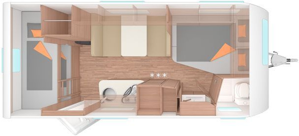 Weinsberg CaraOne 500 FDK Viel Ausstattung - Obytný príves: obrázok 2 Weinsberg CaraOne 500 FDK Viel Ausstattung - Obytný príves: obrázok 2