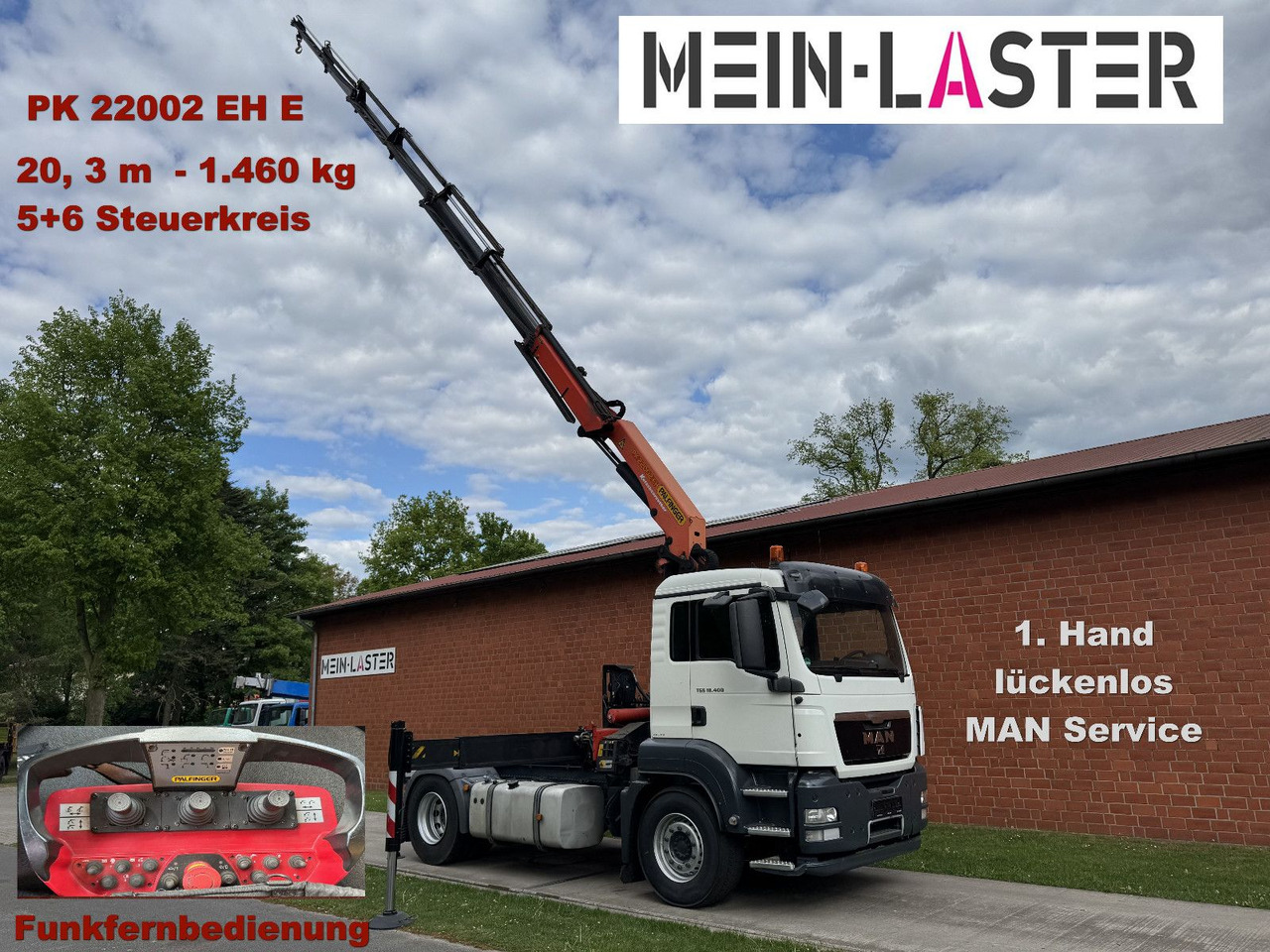 MAN TGS 18.400 PK 22002-E 20 m- 5.550kg + 5/6 Steuer - Auto s hydraulickou rukou: obrázok 1 MAN TGS 18.400 PK 22002-E 20 m- 5.550kg + 5/6 Steuer - Auto s hydraulickou rukou: obrázok 1