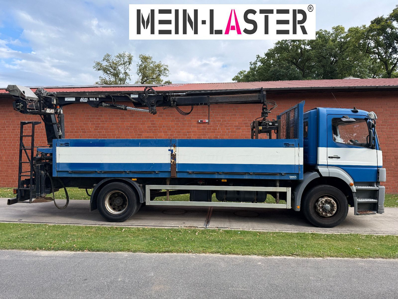 Mercedes-Benz 1823 Atego Atlas 105.2 1.Hand nur 226.000 km - Valníkový/ Plošinový nákladný automobil, Auto s hydraulickou rukou: obrázok 3 Mercedes-Benz 1823 Atego Atlas 105.2 1.Hand nur 226.000 km - Valníkový/ Plošinový nákladný automobil, Auto s hydraulickou rukou: obrázok 3