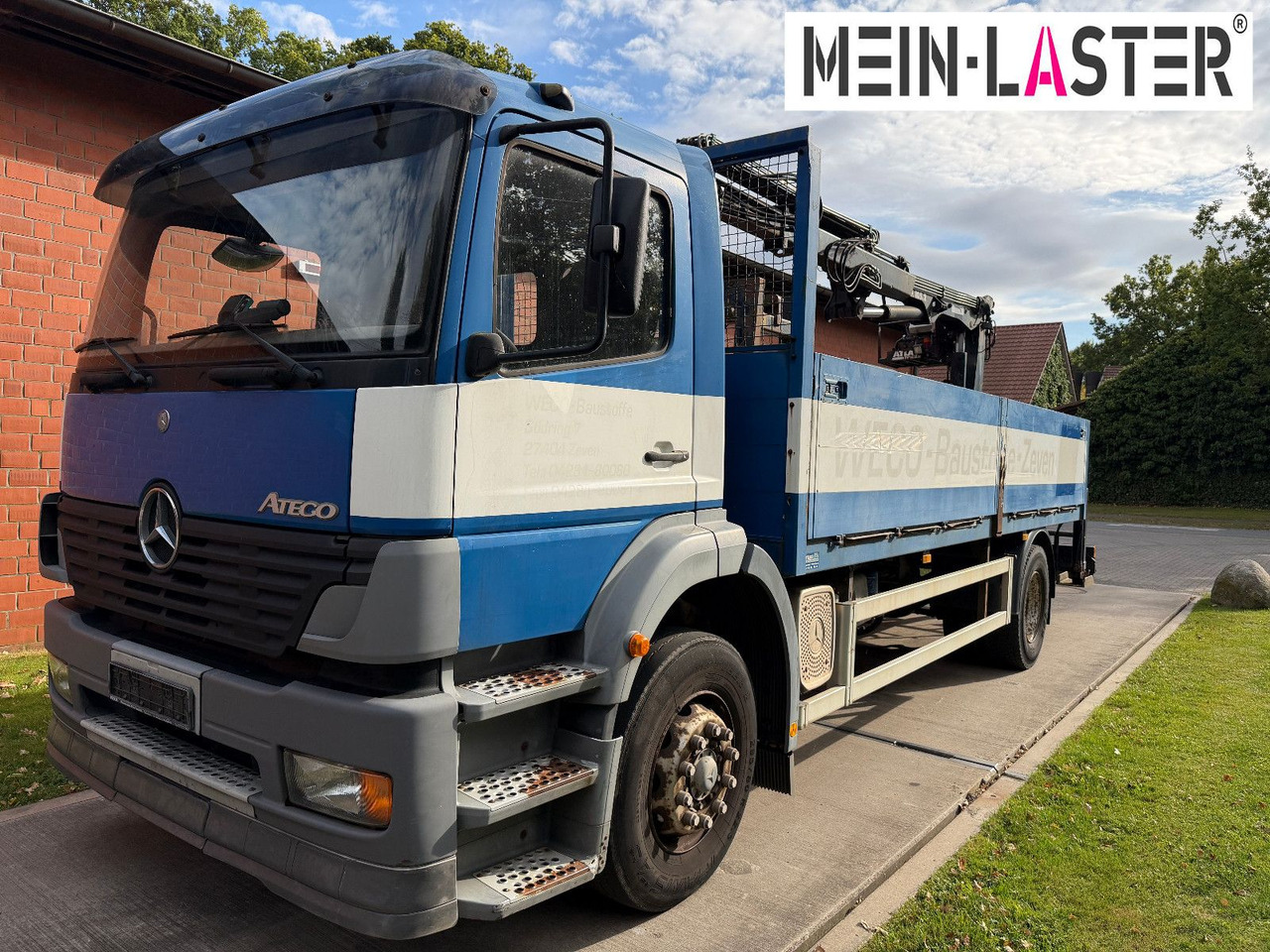 Mercedes-Benz 1823 Atego Atlas 105.2 1.Hand nur 226.000 km - Valníkový/ Plošinový nákladný automobil, Auto s hydraulickou rukou: obrázok 2 Mercedes-Benz 1823 Atego Atlas 105.2 1.Hand nur 226.000 km - Valníkový/ Plošinový nákladný automobil, Auto s hydraulickou rukou: obrázok 2