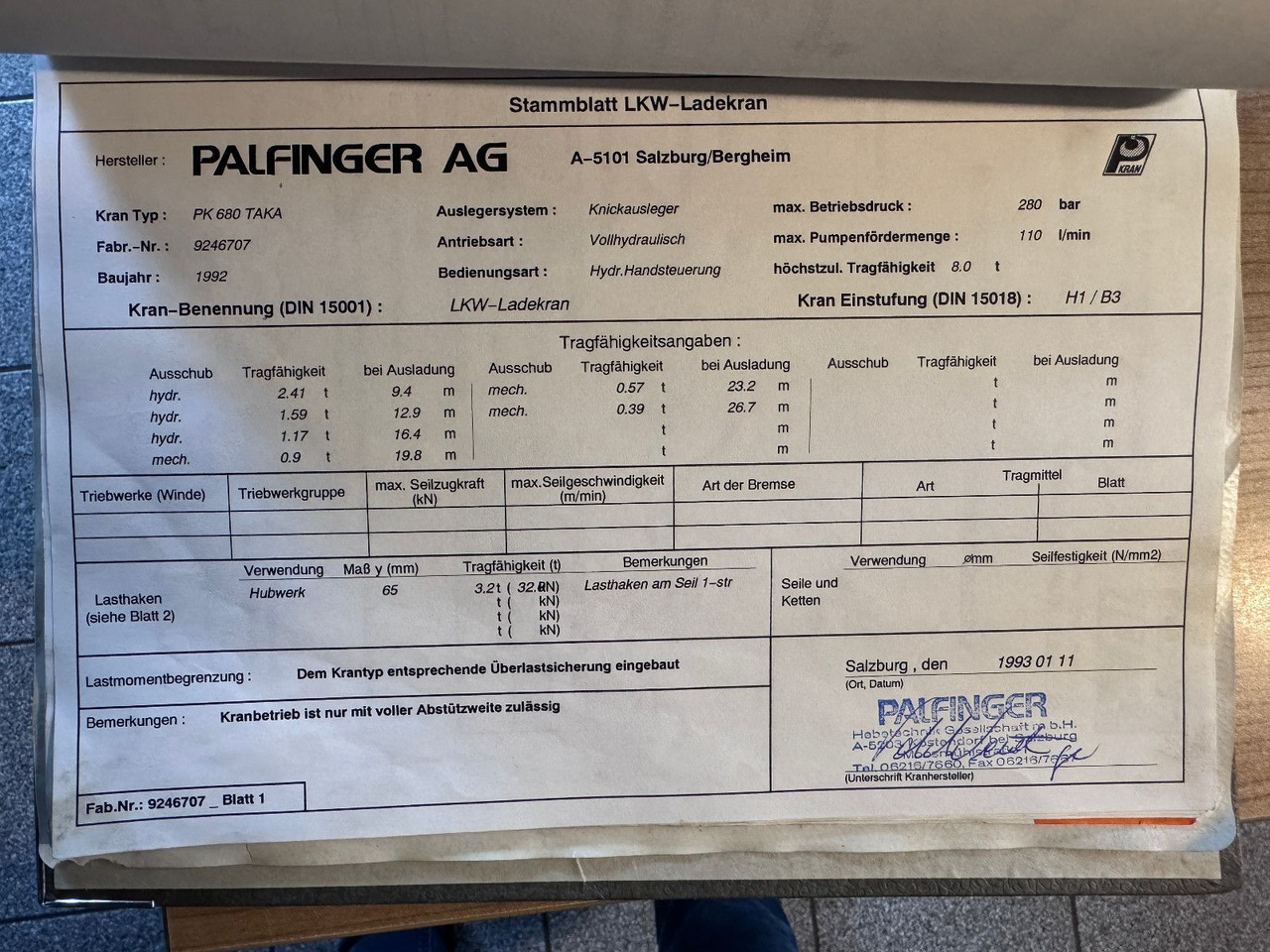 Auto s hydraulickou rukou Mercedes-Benz Palfinger PK 680 TK 26,7 m-max.2.410 kg -Funk FB: obrázok 13