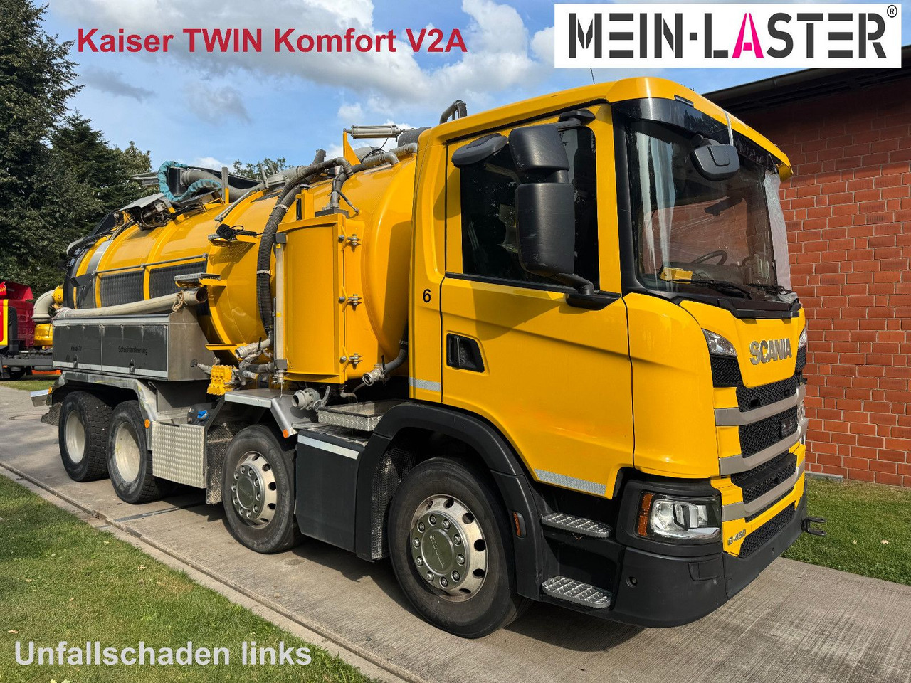 Scania G 450 8x4 Kaiser Twister Komfort V2A Funk - Fekálne vozidlo: obrázok 1 Scania G 450 8x4 Kaiser Twister Komfort V2A Funk - Fekálne vozidlo: obrázok 1