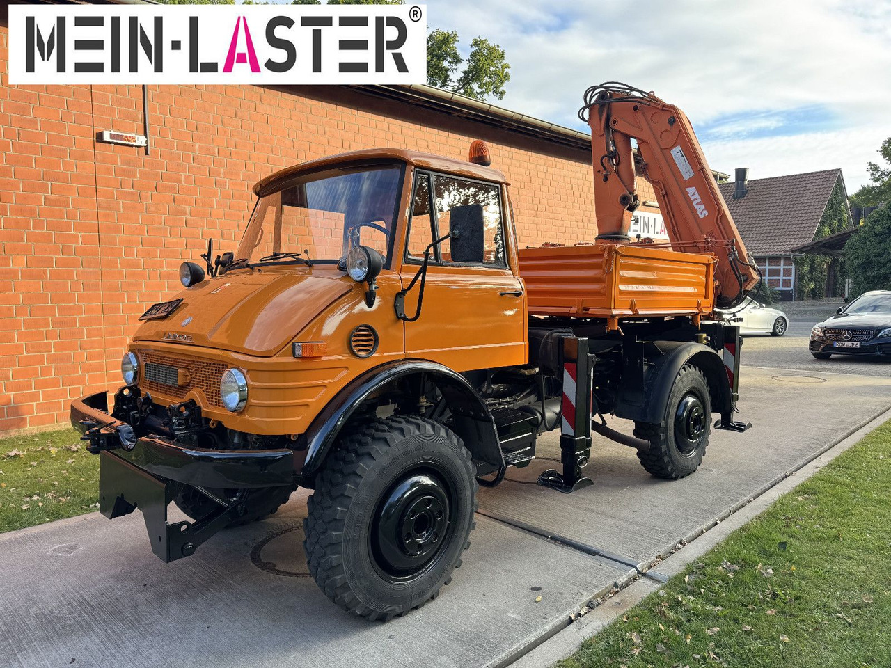 Unimog U 1100 Atlas AK 3006 nur 14.215 km-1. Hand - Auto s hydraulickou rukou, Valníkový/ Plošinový nákladný automobil: obrázok 2 Unimog U 1100 Atlas AK 3006 nur 14.215 km-1. Hand - Auto s hydraulickou rukou, Valníkový/ Plošinový nákladný automobil: obrázok 2