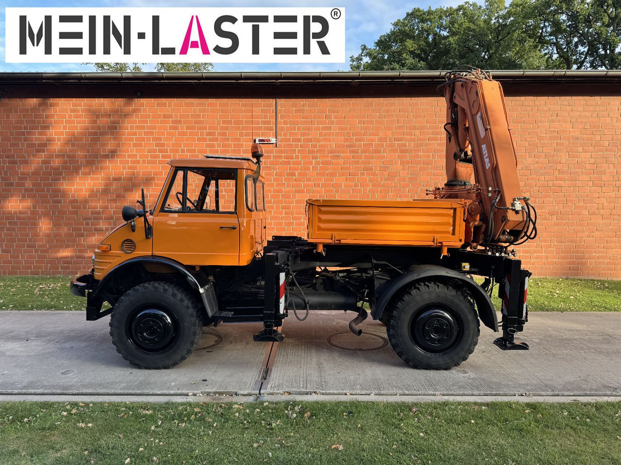 Unimog U 1100 Atlas AK 3006 nur 14.215 km-1. Hand - Auto s hydraulickou rukou, Valníkový/ Plošinový nákladný automobil: obrázok 4 Unimog U 1100 Atlas AK 3006 nur 14.215 km-1. Hand - Auto s hydraulickou rukou, Valníkový/ Plošinový nákladný automobil: obrázok 4