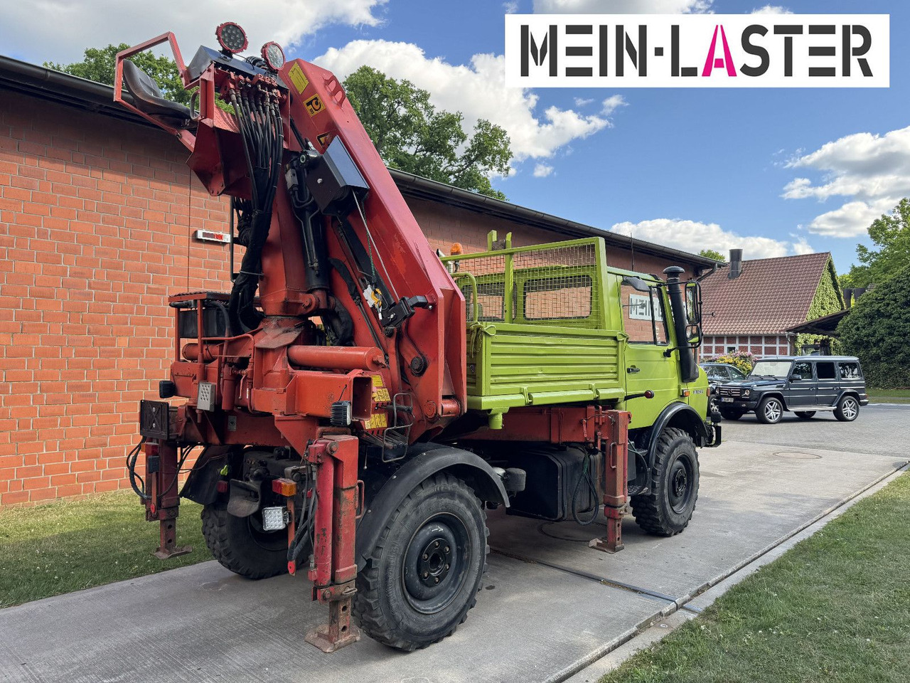 Unimog U 1650 PK 10500 Kran 15 m max. 3,9 t Seilwinde - Auto s hydraulickou rukou: obrázok 4 Unimog U 1650 PK 10500 Kran 15 m max. 3,9 t Seilwinde - Auto s hydraulickou rukou: obrázok 4