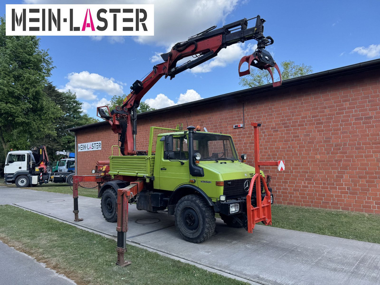 Unimog U 1650 PK 10500 Kran 15 m max. 3,9 t Seilwinde - Auto s hydraulickou rukou: obrázok 1 Unimog U 1650 PK 10500 Kran 15 m max. 3,9 t Seilwinde - Auto s hydraulickou rukou: obrázok 1