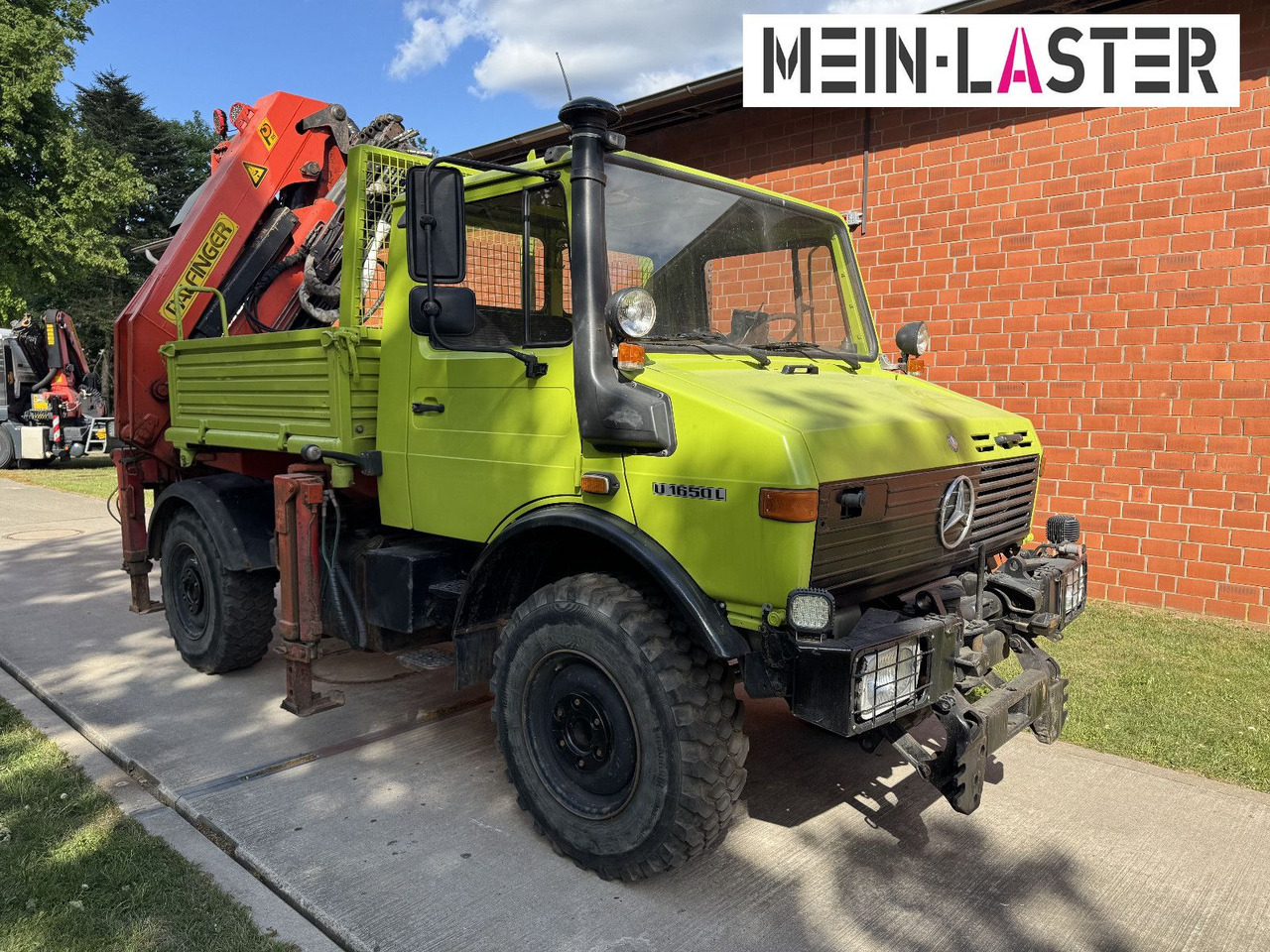 Unimog U 1650 PK 10500 Kran 15 m max. 3,9 t Seilwinde - Auto s hydraulickou rukou: obrázok 3 Unimog U 1650 PK 10500 Kran 15 m max. 3,9 t Seilwinde - Auto s hydraulickou rukou: obrázok 3