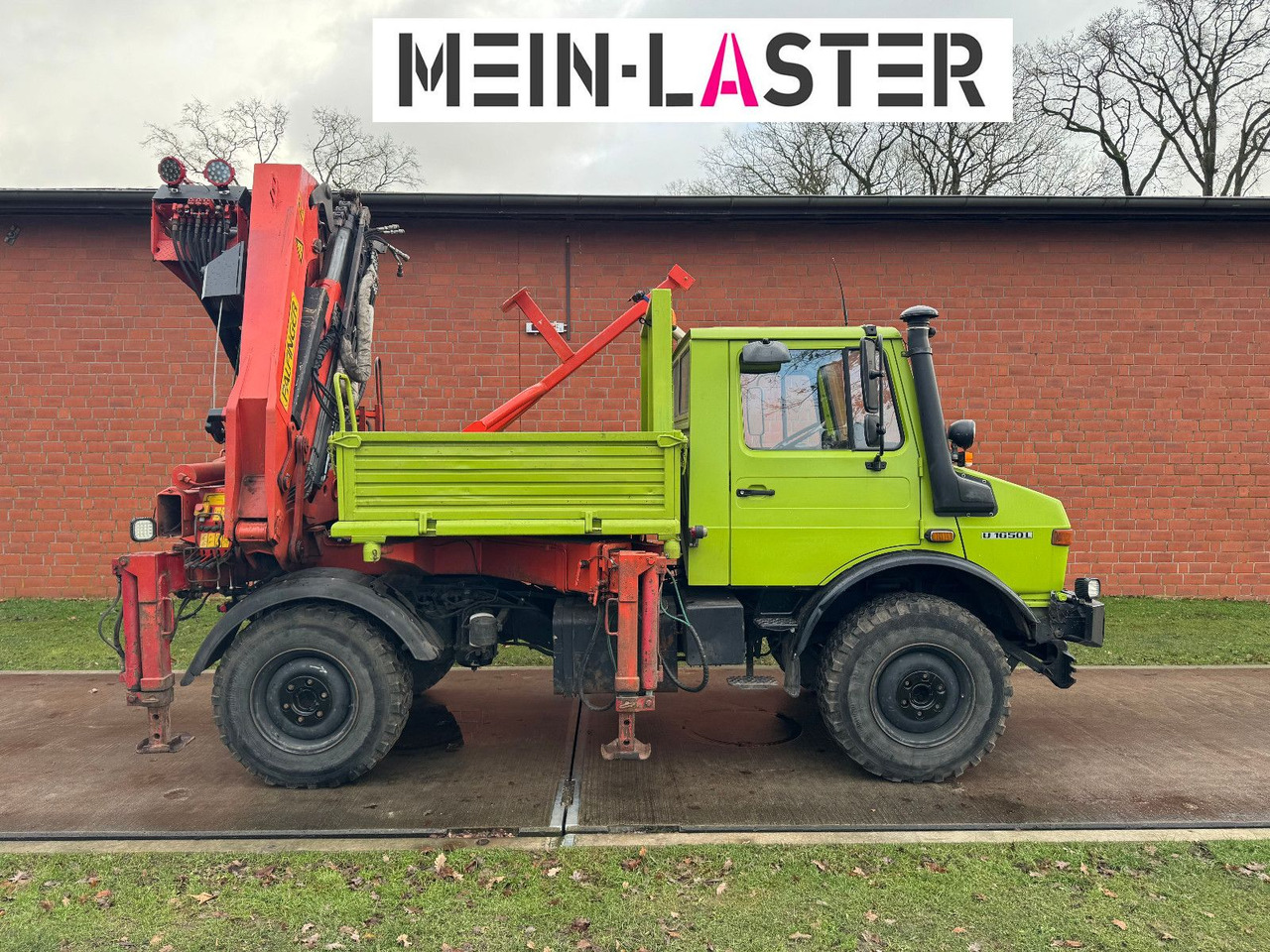 Unimog U 1650 PK 10500 Kran 15 m max. 3,9 t Seilwinde - Auto s hydraulickou rukou: obrázok 5 Unimog U 1650 PK 10500 Kran 15 m max. 3,9 t Seilwinde - Auto s hydraulickou rukou: obrázok 5