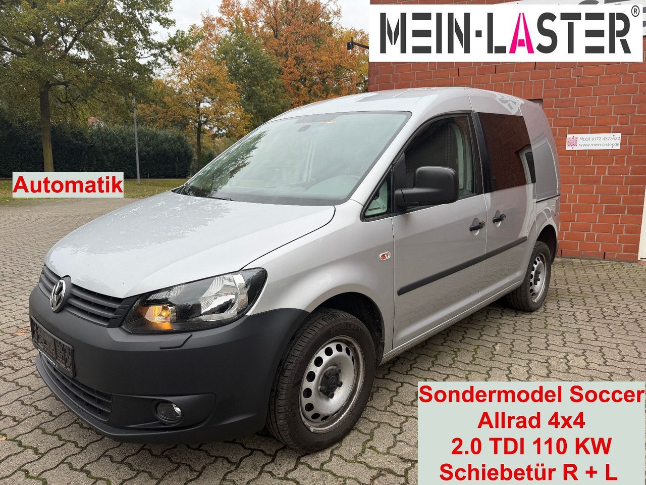 Volkswagen Caddy 2.0 TDI Kasten Soccer 4Motion Automatik - Malá dodávka: obrázok 1 Volkswagen Caddy 2.0 TDI Kasten Soccer 4Motion Automatik - Malá dodávka: obrázok 1
