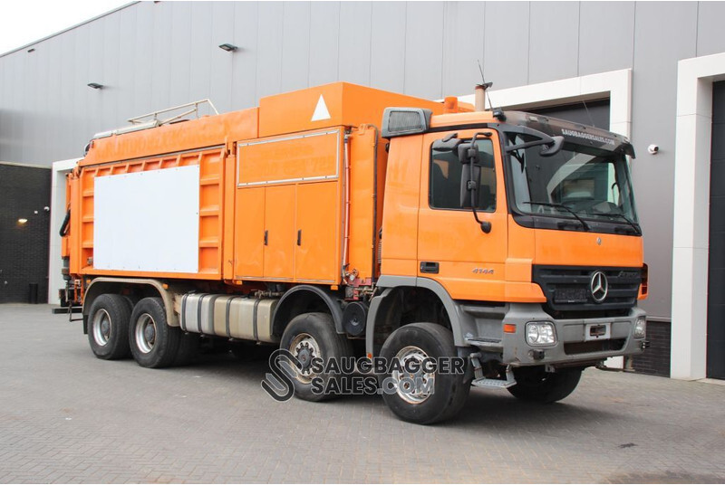 Fekálne vozidlo Mercedes-Benz Actros 4144 RSP 2006 Saugbagger: obrázok 8
