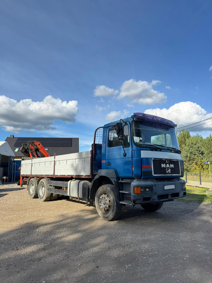 MAN 26.403 6x4 - Valníkový/ Plošinový nákladný automobil, Auto s hydraulickou rukou: obrázok 1 MAN 26.403 6x4 - Valníkový/ Plošinový nákladný automobil, Auto s hydraulickou rukou: obrázok 1