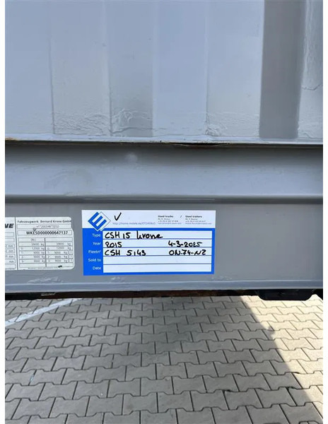 Krone 150x 2015 XL MEGA P400 HUCKEPACK - Náves skriňové: obrázok 2 Krone 150x 2015 XL MEGA P400 HUCKEPACK - Náves skriňové: obrázok 2