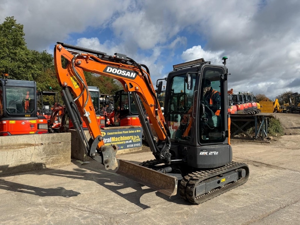 Mini rýpadlo Doosan DX27Z-7: obrázok 6