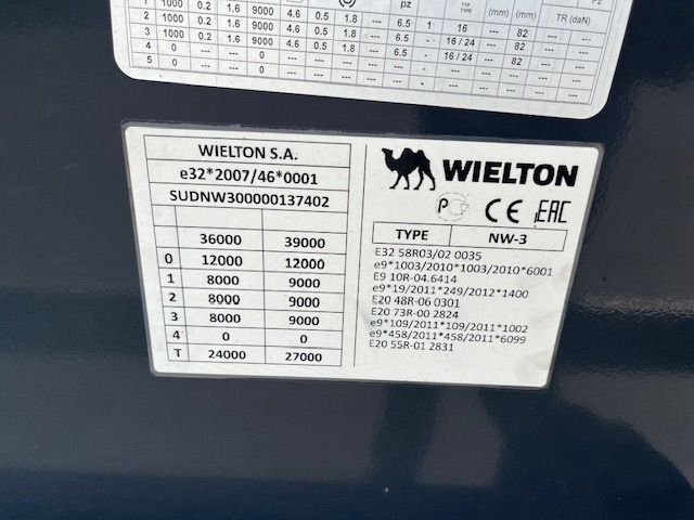 WIELTON SCRAP MASTER 55cbm SCHROTTMULDE - Náves sklápěcí: obrázok 2 WIELTON SCRAP MASTER 55cbm SCHROTTMULDE - Náves sklápěcí: obrázok 2