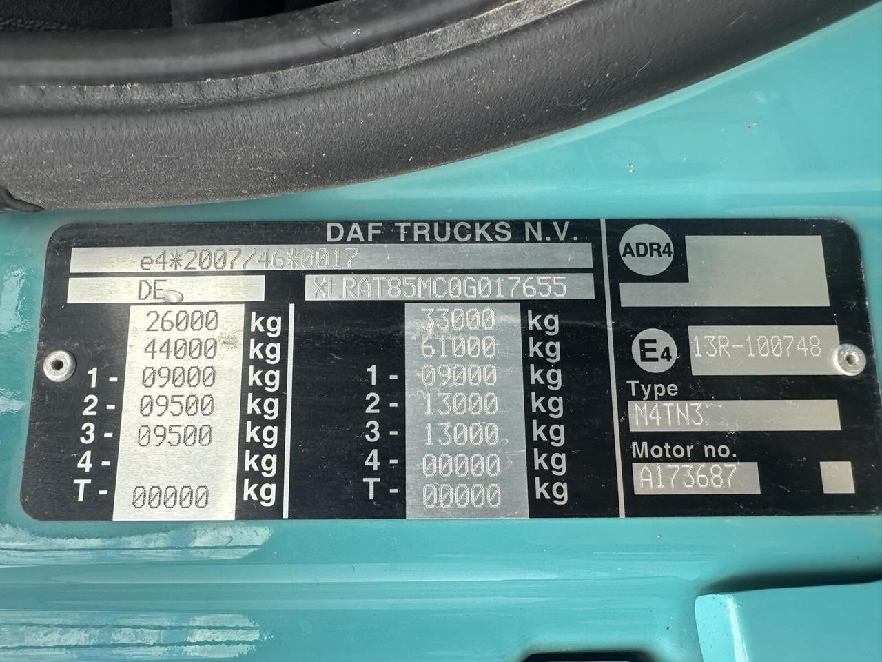 DAF CF 85.460 6x4 CF 85.460 6x4, Bordmatik links - Sklápač: obrázok 4 DAF CF 85.460 6x4 CF 85.460 6x4, Bordmatik links - Sklápač: obrázok 4