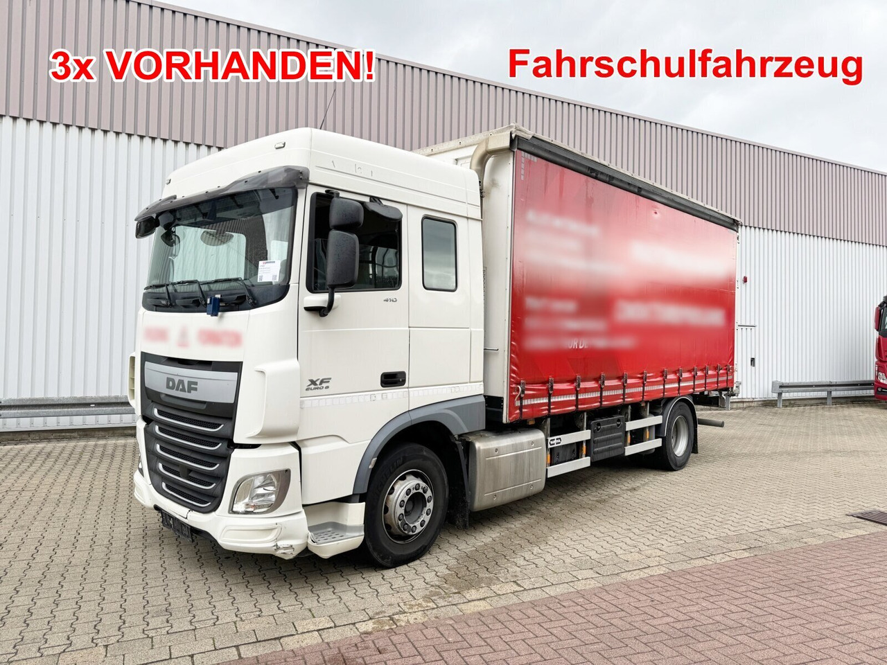 DAF XF 410 FA 4x2 XF 410 FA 4x2, Fahrschule, 2x AHK, 6 Sitze - Valníkový/ Plošinový nákladný automobil: obrázok 1 DAF XF 410 FA 4x2 XF 410 FA 4x2, Fahrschule, 2x AHK, 6 Sitze - Valníkový/ Plošinový nákladný automobil: obrázok 1