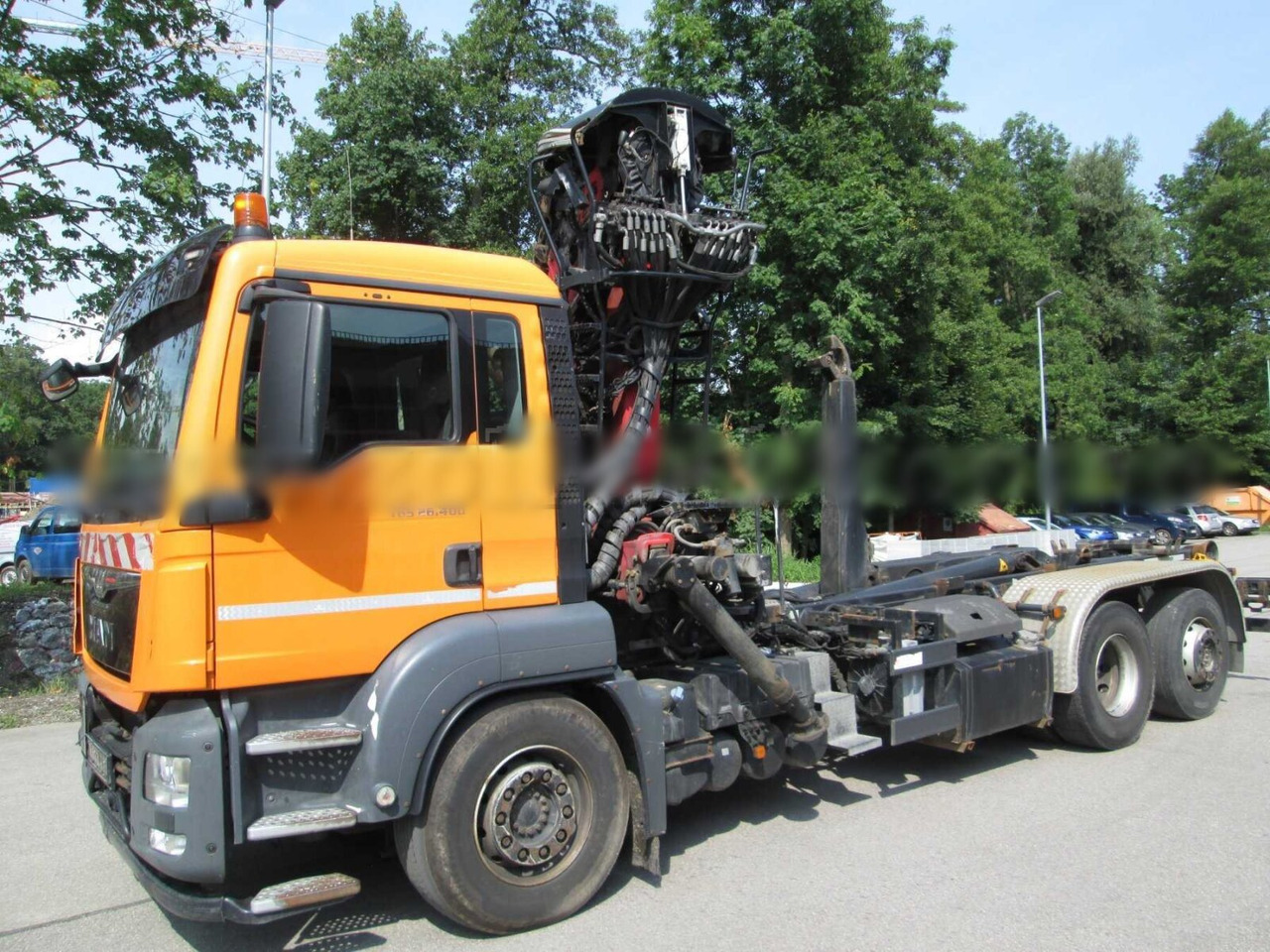 MAN TGS 26.400 6x2-4 BL TGS 26.400 6x2-4 BL, Lenk-/Liftachse, Kran Epsilon Q180ZR95TR - Hákový nosič kontajnerov, Auto s hydraulickou rukou: obrázok 1 MAN TGS 26.400 6x2-4 BL TGS 26.400 6x2-4 BL, Lenk-/Liftachse, Kran Epsilon Q180ZR95TR - Hákový nosič kontajnerov, Auto s hydraulickou rukou: obrázok 1