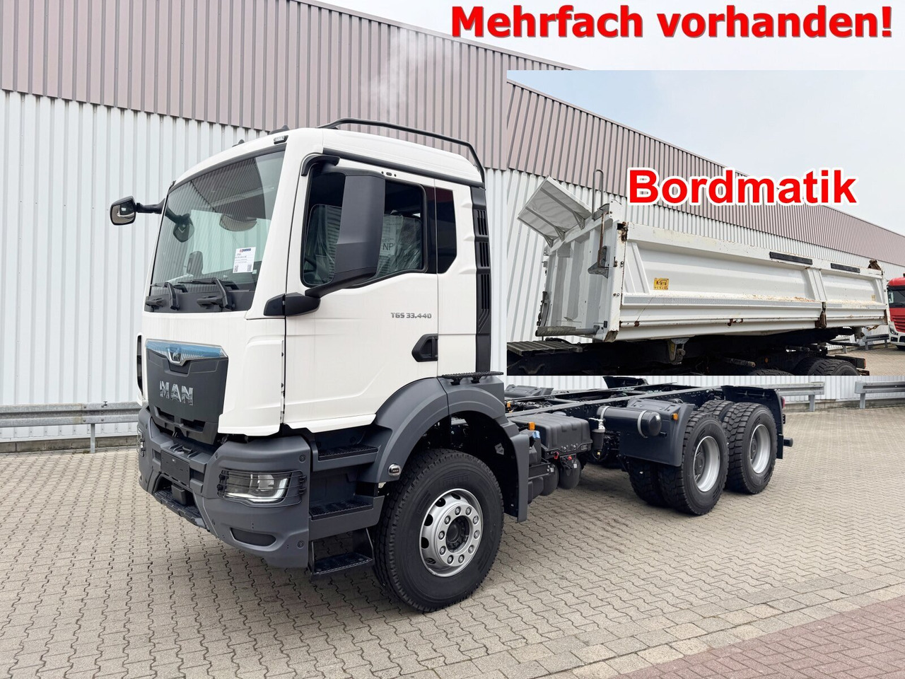 MAN TGS 33.440 6x4 BB TGS 33.440 6x4 BB, Bordmatik, mehrfach vorhanden! - Sklápač: obrázok 1 MAN TGS 33.440 6x4 BB TGS 33.440 6x4 BB, Bordmatik, mehrfach vorhanden! - Sklápač: obrázok 1