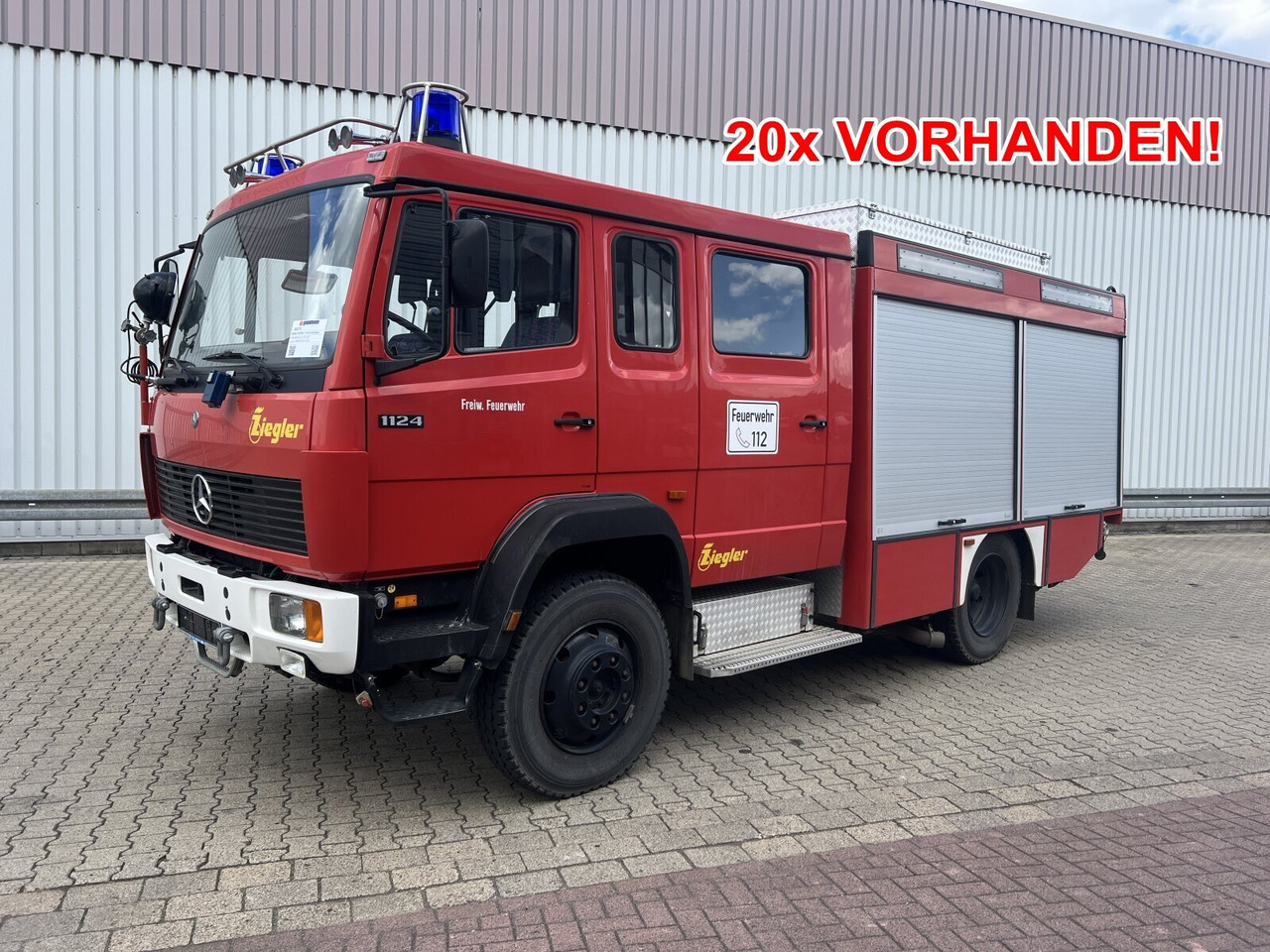 Mercedes-Benz 1124 AF 4x4 Doka 1124 AF 4x4 Doka, TLF 16/25, 2800l - Sanitka: obrázok 1 Mercedes-Benz 1124 AF 4x4 Doka 1124 AF 4x4 Doka, TLF 16/25, 2800l - Sanitka: obrázok 1
