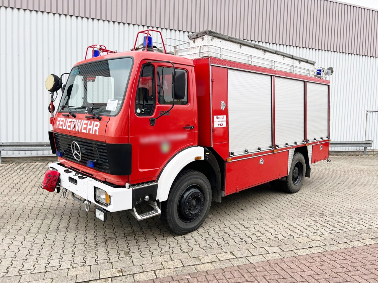 Mercedes-Benz 1219 AF 4x4 1219 AF 4x4, Rüstwagen, Seilwinde, Stromaggregat - Hasičské vozidlo: obrázok 1 Mercedes-Benz 1219 AF 4x4 1219 AF 4x4, Rüstwagen, Seilwinde, Stromaggregat - Hasičské vozidlo: obrázok 1
