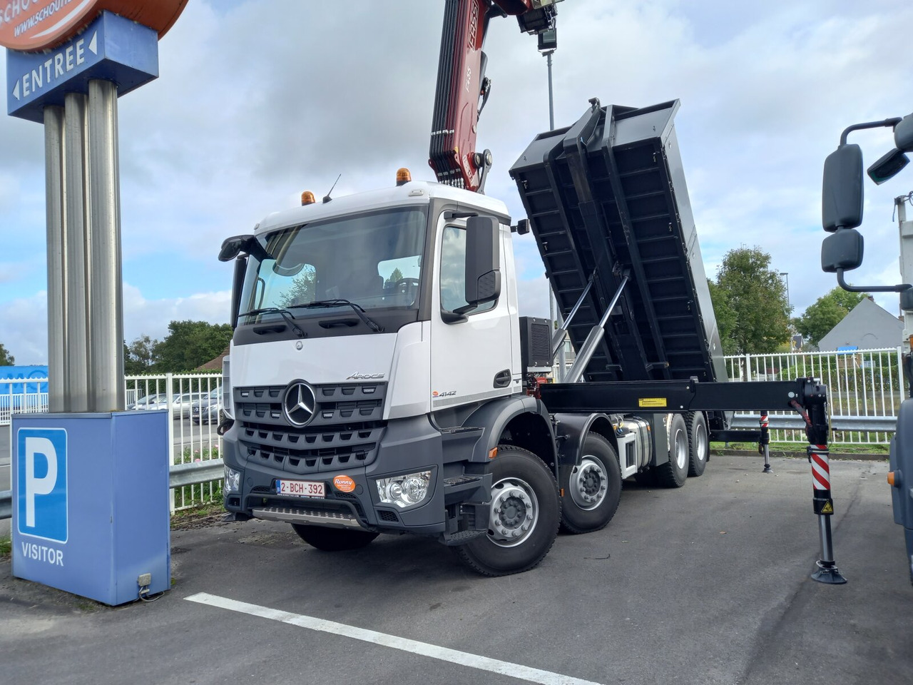 Mercedes-Benz - AROCS 4142 K 8x4 - Ramenový nosič kontajnerov, Auto s hydraulickou rukou: obrázok 2 Mercedes-Benz - AROCS 4142 K 8x4 - Ramenový nosič kontajnerov, Auto s hydraulickou rukou: obrázok 2
