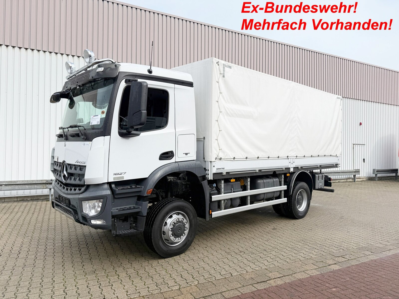 Mercedes-Benz Arocs 1827 A 4x4 Arocs 1827 A 4x4, Ex-! - Valníkový/ Plošinový nákladný automobil: obrázok 1 Mercedes-Benz Arocs 1827 A 4x4 Arocs 1827 A 4x4, Ex-! - Valníkový/ Plošinový nákladný automobil: obrázok 1
