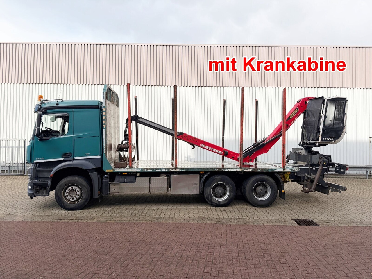 Mercedes-Benz Arocs 2648 6x4 Arocs 2648 6x4 mit Heckkran Epsilon M12Z83, Krankabine - Nákladné vozidlo na prepravu dreva, Auto s hydraulickou rukou: obrázok 1 Mercedes-Benz Arocs 2648 6x4 Arocs 2648 6x4 mit Heckkran Epsilon M12Z83, Krankabine - Nákladné vozidlo na prepravu dreva, Auto s hydraulickou rukou: obrázok 1