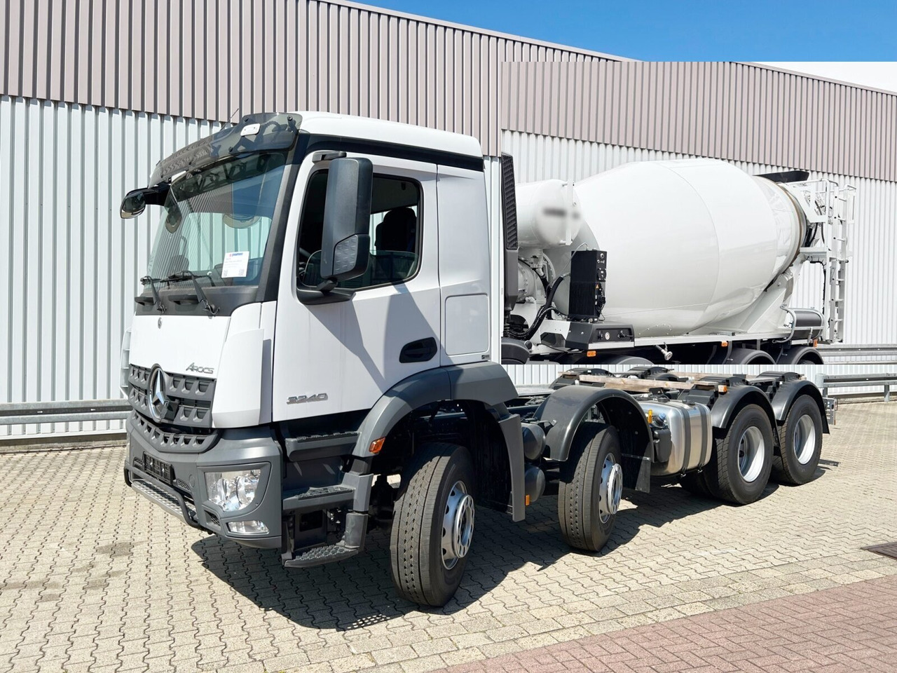 Mercedes-Benz Arocs 3240 8x4 Arocs 3240 8x4, 9/10m³ Mischer - Domiešavač: obrázok 1 Mercedes-Benz Arocs 3240 8x4 Arocs 3240 8x4, 9/10m³ Mischer - Domiešavač: obrázok 1