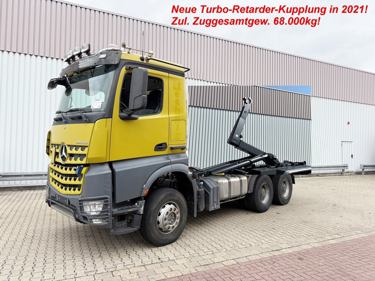 Mercedes-Benz Arocs 3363 K 6x4 Arocs 3363 K 6x4, Grounder, Turbo-Retarder-Kupplung - Hákový nosič kontajnerov: obrázok 1 Mercedes-Benz Arocs 3363 K 6x4 Arocs 3363 K 6x4, Grounder, Turbo-Retarder-Kupplung - Hákový nosič kontajnerov: obrázok 1