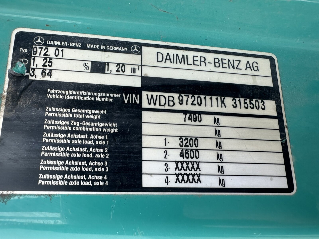 Mercedes-Benz Atego 815 K 4x2 Atego 815 K 4x2, 2x AHK - Sklápač: obrázok 3 Mercedes-Benz Atego 815 K 4x2 Atego 815 K 4x2, 2x AHK - Sklápač: obrázok 3